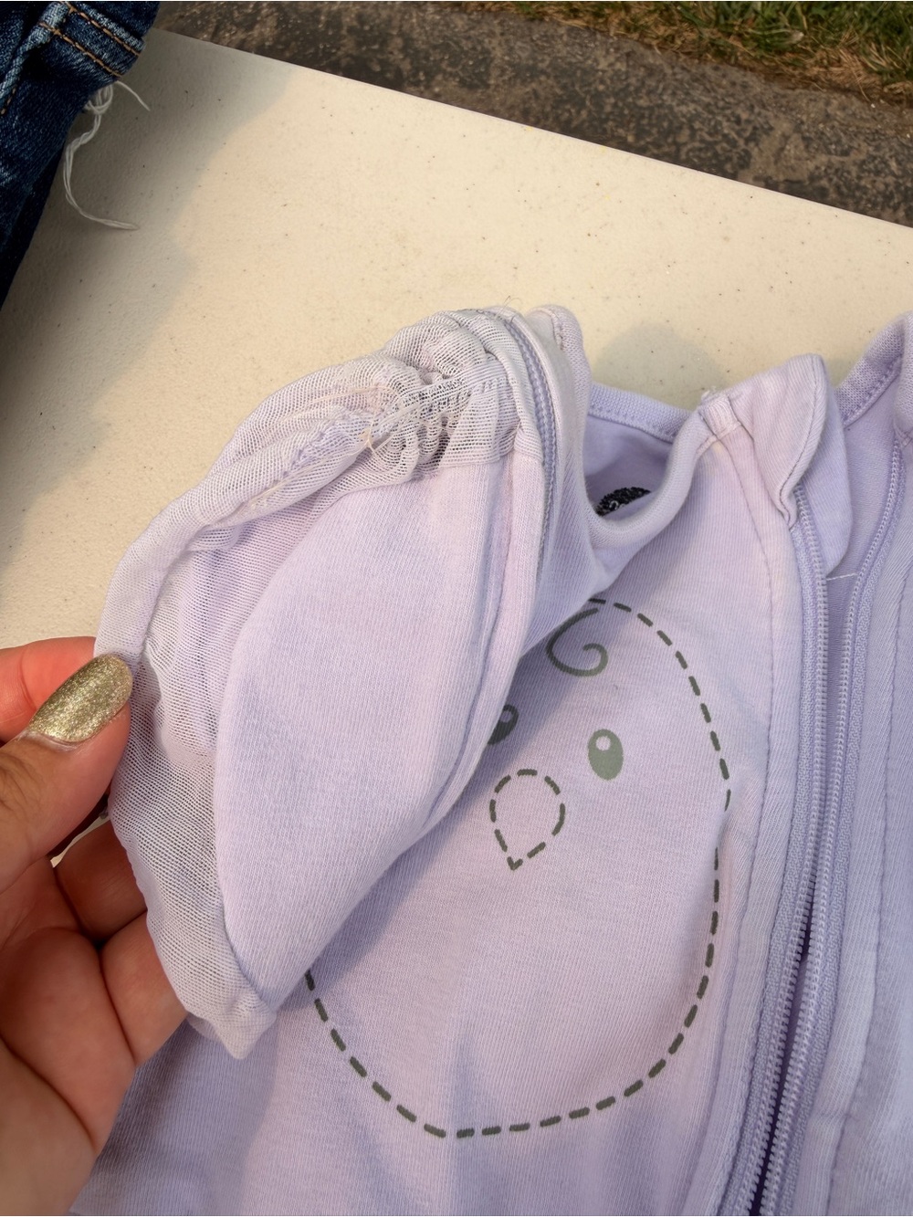 Nested Bean Infant Sleep Sacks in Lavender and Blush Set of 3 size 3-6 mo - Picture 7 of 8